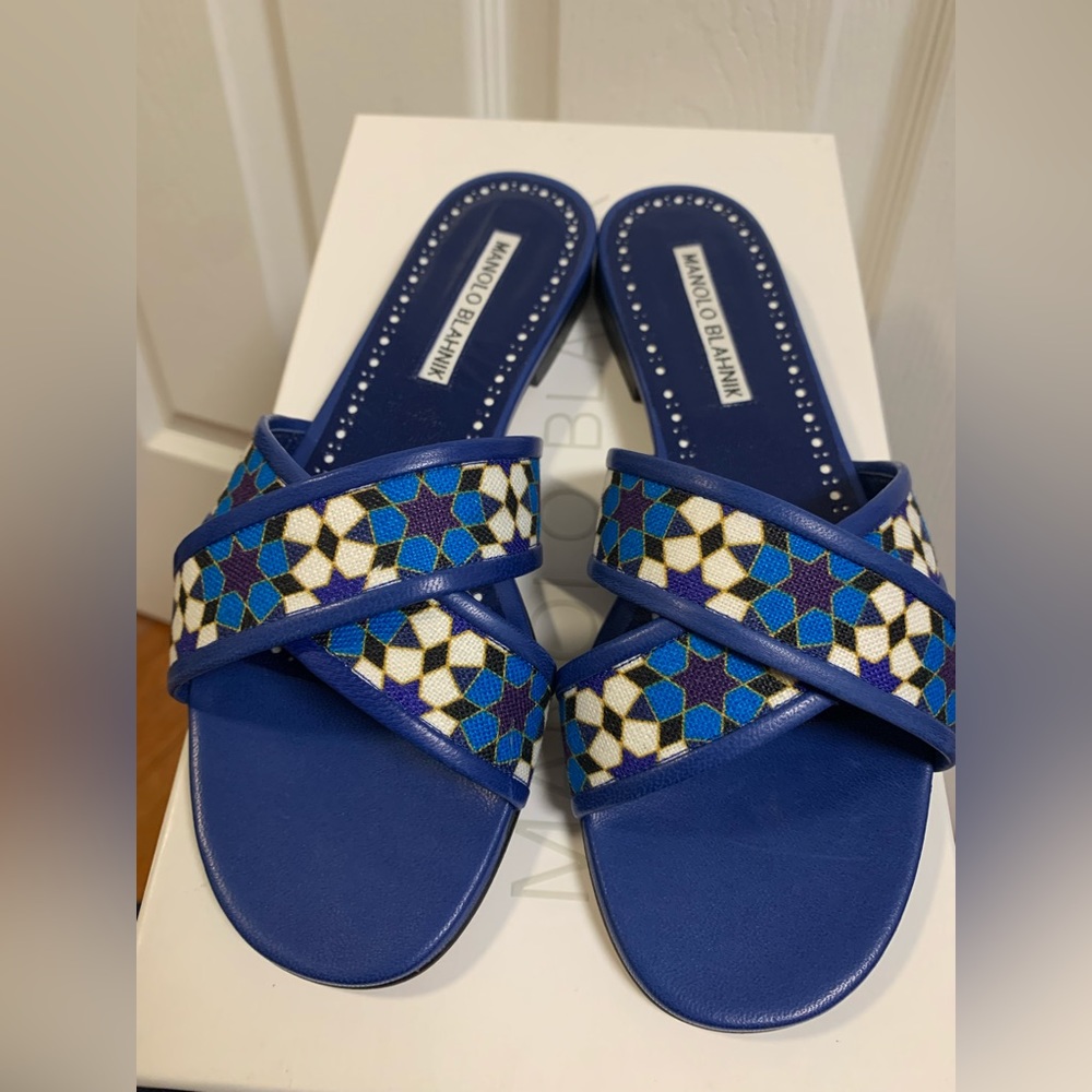 Manolo Blahnik slides